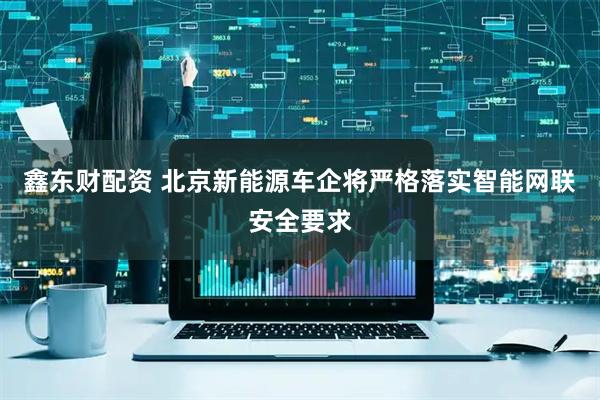 鑫东财配资 北京新能源车企将严格落实智能网联安全要求