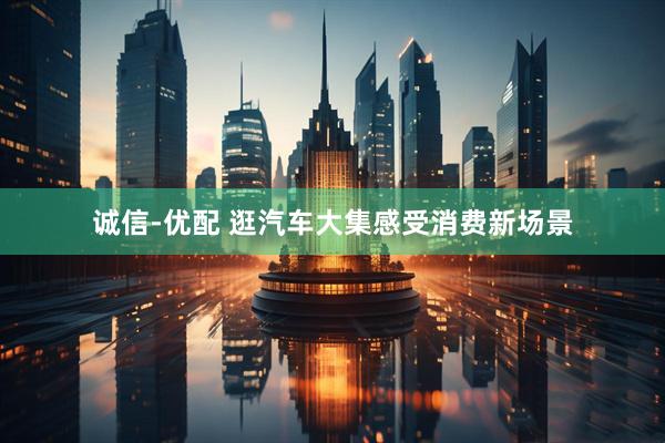 诚信-优配 逛汽车大集感受消费新场景