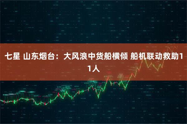 七星 山东烟台：大风浪中货船横倾 船机联动救助11人